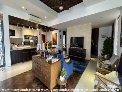 High floor 3 bedrooms penthouse with no furnished in Masteri Thao Dien