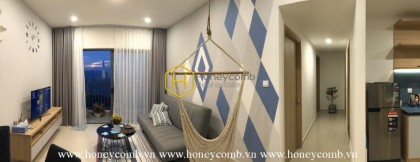 Artistic desgin with gentle colour layout apartment for rent in The Sun Avenue