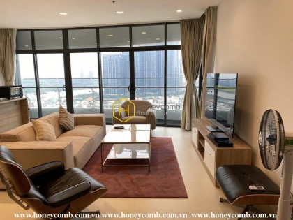 You will feel more comfortable when getting into this modern City Garden apartment
