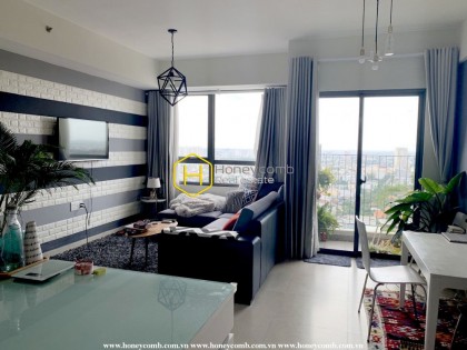 Two bedrooms apartment design furniture in Masteri Thao Dien for rent