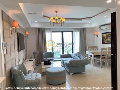 Luxury decoration 3 bedroom apartment with river view in Masteri Thao Dien