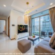 Căn hộ Vinhomes Central Park với thiết kế rộng rãi cùng nội thất tối giản hiện đại kết hợp với không gian ngắm ra sông thoáng đãng