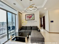 Căn hộ cho thuê ở Vinhomes Central Park - sự kết hợp giữa các màu tương phản