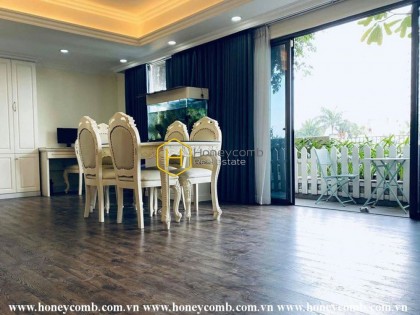 The airy and sun-filled duplex-apartment in Masteri Thao Dien