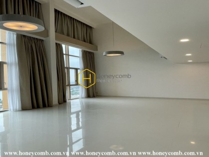 Spacious unfurnished duplex apartment with bright layout for rent in The Vista An Phu