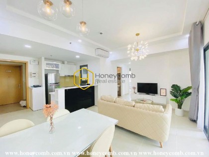 Fully-furnished apartment with subtle layout for rent in Masteri Thao Dien