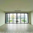 Natural sunlight fills in every corner of this unfurnished apartment in Metropole Thu Thiem