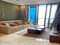 Located in Vinhomes Golden River, this apartment has all the advantage of the area