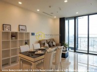 Sophistication is all about this Vinhomes Golden River apartment for rent