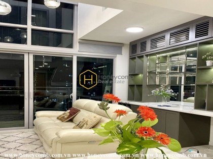 Căn Duplex thiết kế cực kì đẹp cùng nội thất cao cấp cho thuê tại Estella Heights