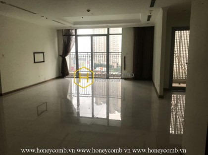 Căn hộ không nội thất rộng rãi ở Vinhomes Central Park