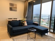Thiết kế mộc mạc với nội thất cơ bản trong căn hộ cho thuê ở Nassim Thảo Điền
