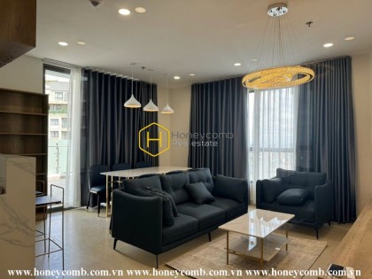 Urban style combined with elegant layout design penthouse in Masteri Thao Dien for rent