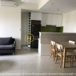 Light floods in the contemporary apartment in Masteri Thao Dien